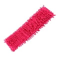 thumbnail image 1 of Almohadillas de cabeza plana de chenilla para fregona, repuesto de repuesto para limpieza de polvo, almohadillas para fregona de suelo (rojo), 1 ud., 1 of 6