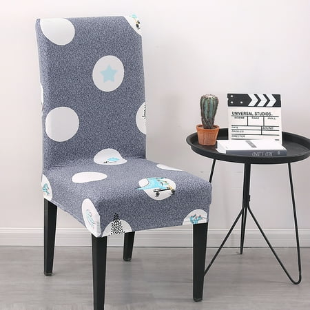 UKAP 1 2 4 6-Pieces Stretch Dining Chair Covers Slipcovers Short Dining