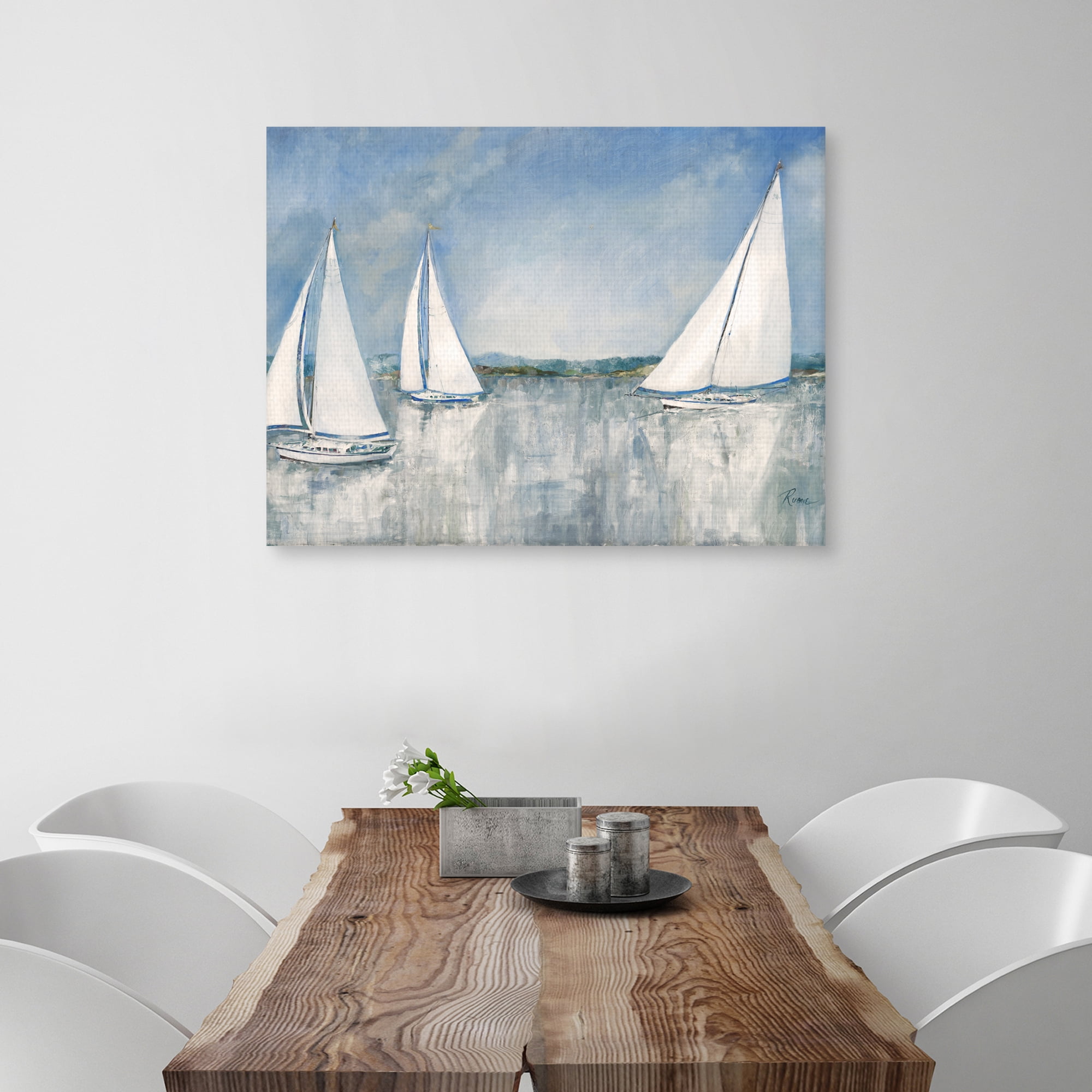 Catching the Breeze by Ruane Manning Canvas Art Print