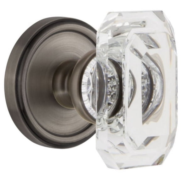 Grandeur Geobcc_Sd_Na Georgetown Solid Brass Non-Turning One-Sided Dummy - Grey