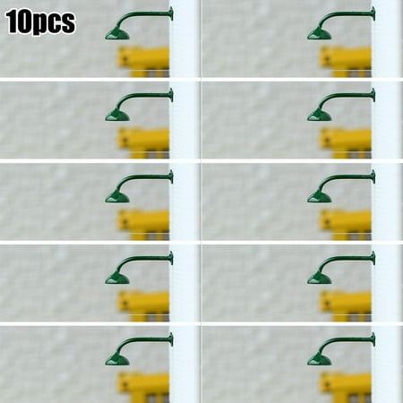 

10 x OO HO Gauge LED Wall Lights Model Street Lamps Railway Lamp Posts