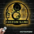 thumbnail image 5 of Craftnamesign Custom Sousaphone Musical Instrument Metal Wall Art, Custom Sousaphone Player Name, 5 of 5