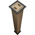 thumbnail image 5 of Ekena Millwork 16"W x 12'H Sand Blasted Endurathane Faux Wood Non-Tapered Square Column Wrap with Faux Iron Capital & Base, 5 of 17