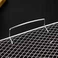 thumbnail image 4 of Tibvox Practical Square Grill Rack Cooking Grate Multipurpose Air Fryers Accessories, 4 of 9