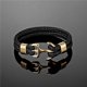 thumbnail image 4 of Pulsera Hombre Ancla Negra Cuero Alta Calidad Regalo para Hombre kaili Sencillez, 4 of 5