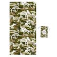 thumbnail image 1 of CSChome Towel Hidden Buckle Design Portable Kids Bath Towel Superfine Fiber Cartoon, 1 of 7