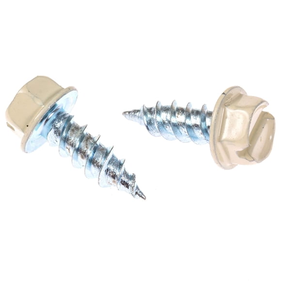 Tornillos Eagle 1 #8 de 1,3 cm para bajantes de canalón, 25 piezas, almendra