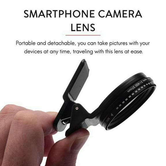 37mm Adjustable Nd Filter Nd2-400 Medium Gray Mirror Mobile Phone Camera Lens