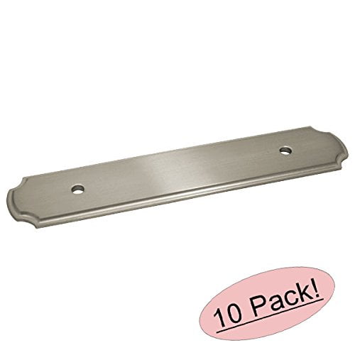 Cosmas B11296SN Satin Nickel Hardware Handle Pull Backplate