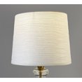 thumbnail image 4 of Brass Glass Urn Table Lamp- Crinkle Paper Shade, 4 of 5