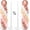 Pink and Metallic Rose Gold, variant on 2 Sets 193 Pcs Pearl White Balloons Column Stand Kit Bridal Party Latex Balloons Adjustable Tower Stand for Graduation Bridal Shower Wedding Mothers Day Engagement Birthday Decor