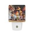 thumbnail image 1 of Max y los Caballeros de la Noche Luz nocturna LED con sensor de anochecer a amanecer para dormitorio, baño, pasillo, escaleras - Lámpara LED nocturna de enchufe, 0.5W - 1 pieza, 1 of 6