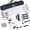 Silver Shell, White & Amber Light, variant on 12V LED Light Bar Kit, 4 Bars White & 4 Bars Amber Adjustable Brightness Camping Lights - Waterproof IP67, Magnetic & Velcro Mount, Portable Lighting for Tent (Sliver)