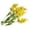 🍒 Yellow_Base#2156, variant on Hyacinth Bouquets Fake Flowers Silk Flowers, 5 Stems Artificial Hyacinth Bushes Plastic Stems, Blue Yellow Purple Red Pink, 13.8 in, Home Wedding Decor