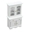 thumbnail image 5 of Gabinete de casa de muñecas 1:12, armario en miniatura de madera, muebles, accesorios de decoración, blanco, 5 of 5