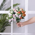 thumbnail image 3 of Neinkie Simulation Bouquet Not Wither Charming Exquisite Faux Silk Flower Photography Props Artificial Rose for Home, 3 of 9