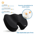 thumbnail image 2 of Cojín Gel De Espuma  Para Coxis Para Auto Belug, Negro, 2 of 5