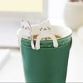 thumbnail image 3 of 3 PCS Coffee Spoon Mini Cat Shape Spoon,Cute Cat Spoon Long Handle Spoons Flatware Drinking Tools Kitchen Gadget,Tea Soup Sugar Dessert Hanging Cup Spoon, 3 of 6
