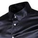 thumbnail image 5 of Hombres Casual Sólido Cuello Redondo Jersey Suéter de Manga Larga Slim Fit Bottoming Knit Top Suéter de Cuello Alto Pompotops  oipoqjl50997, 5 of 5