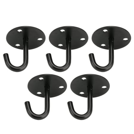 J Shaped Heavy Duty Ceiling Mount Hanger, Black 304 Stainless Steel ...