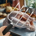 thumbnail image 3 of PAMINGONO 1Pcs Stainless Steel Turkey Lifters for Cooking Heavy Lifting Tool, 3 of 7