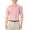 Pink, variant on Men's and Big Men’s Linear Fish Print Short Sleeve Golf Polo Shirt, up to Size 5XL