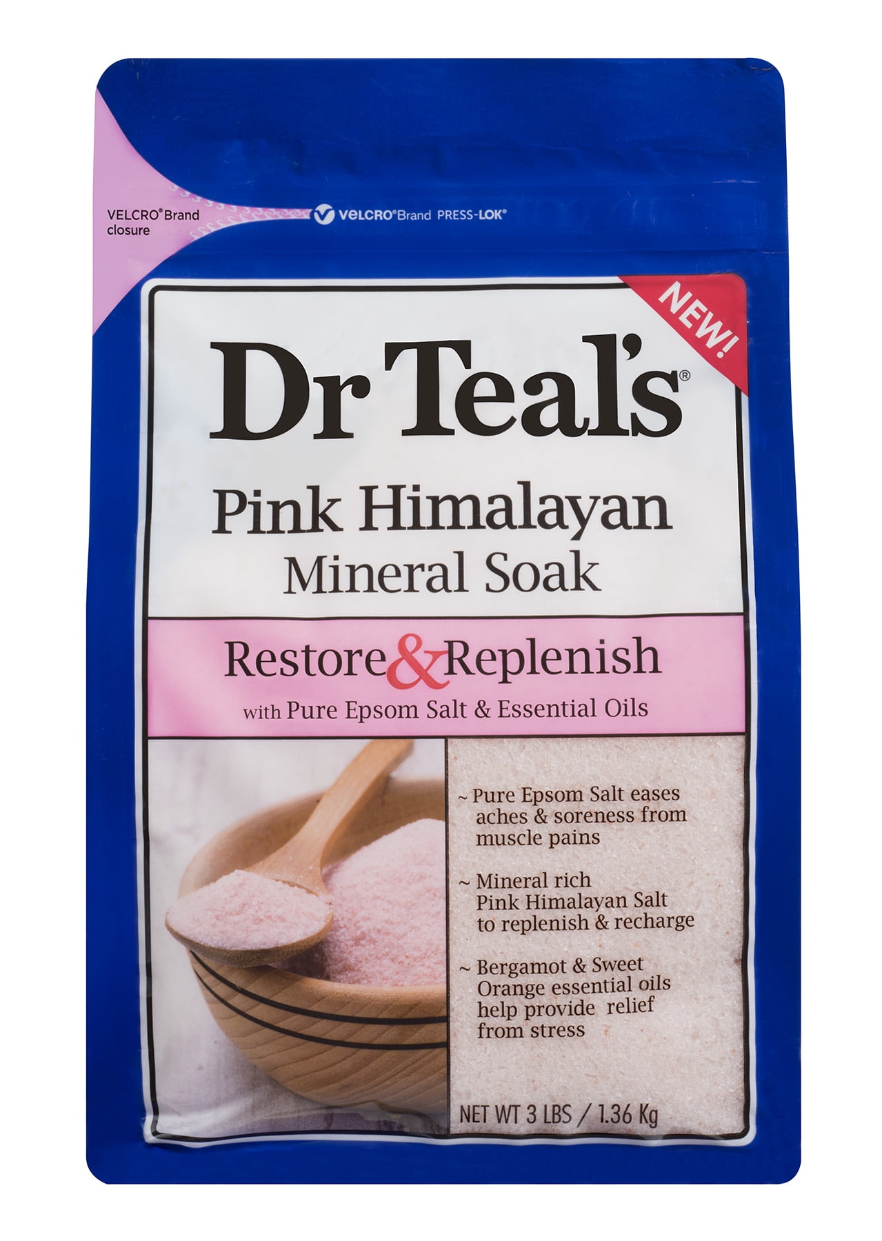 Dr Teal's Restore & Replenish Pure Epsom Salt & Essential Oils