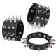 thumbnail image 5 of Pulsera con tachuelas de metal, 3 piezas, remache punk con tachuelas, pulsera personalizada, pulsera Retro, tecnología de vanguardia Jadeshay A, 5 of 8