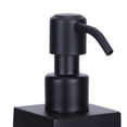 thumbnail image 4 of 200ml Square Shower Bottle 304 Stainless Steel Shampoo Hand Soap Dispenser Black, 4 of 9