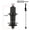 Black, variant on Mosiee 1Pc Bicycle Six Claws Hubs 32 Hole 135Mm Axle Aluminum Alloy Rear Hub with 7-In-1 Shifter Mountain Bicycle Hub Accessories Red