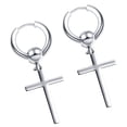 thumbnail image 1 of 2pcs de Acero Inoxidable Cruz Cuelga Pendientes zo Joyería Mujeres Sunnimix Pendiente cruzado de acero inoxidable, 1 of 8