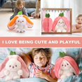 thumbnail image 5 of Conejito reversible, animal de peluche de conejo, conejo (fresa, 7,87 pulgadas), 5 of 5