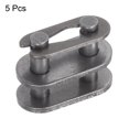 thumbnail image 3 of Unique Bargains 5Pack Chain Connector Link Roller, 3/8' Pitch Carbon Steel Split Links for 06B Chain, 3 of 6