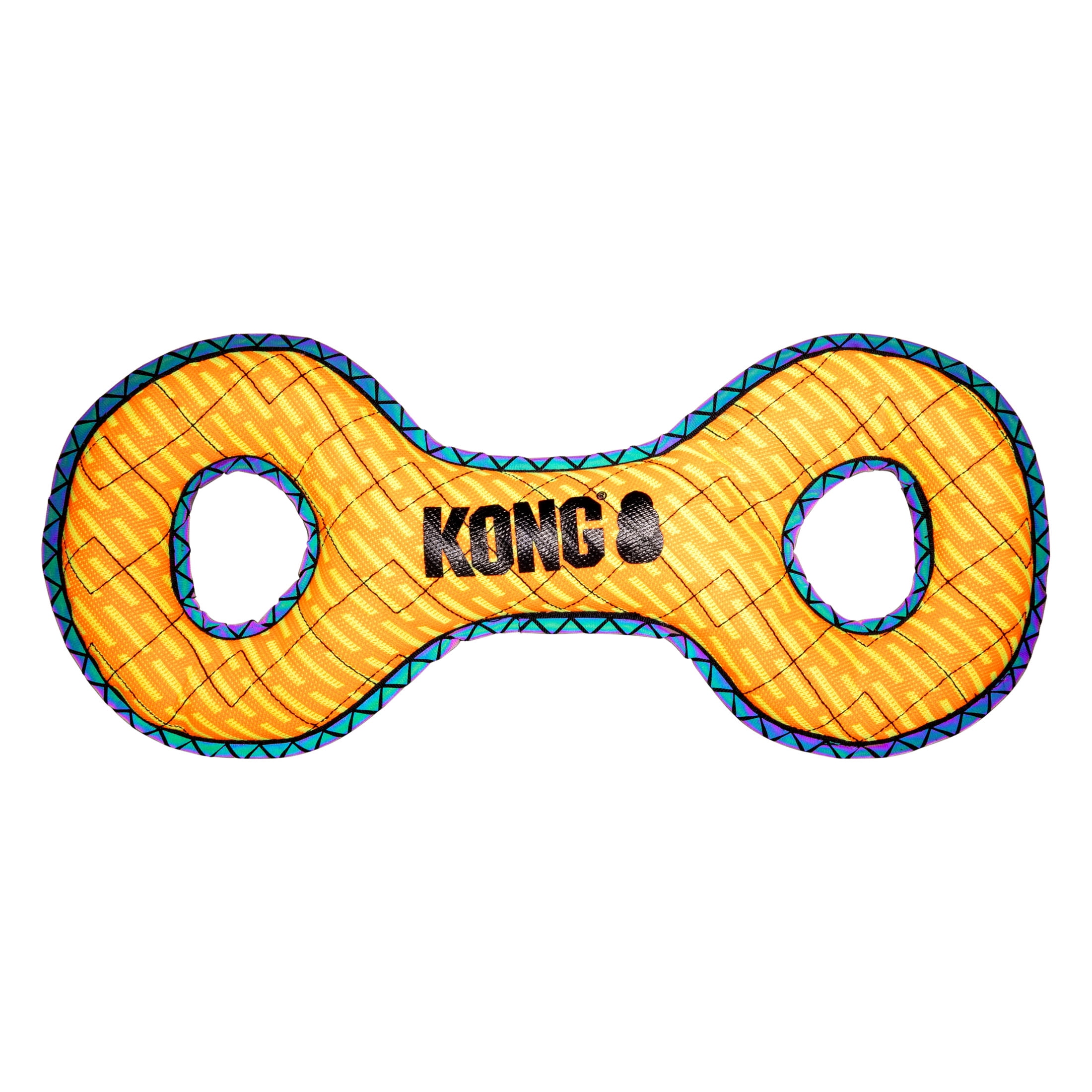 KONG® Armor® Double Tug Durable Plush Dog Toy, Large, Orange