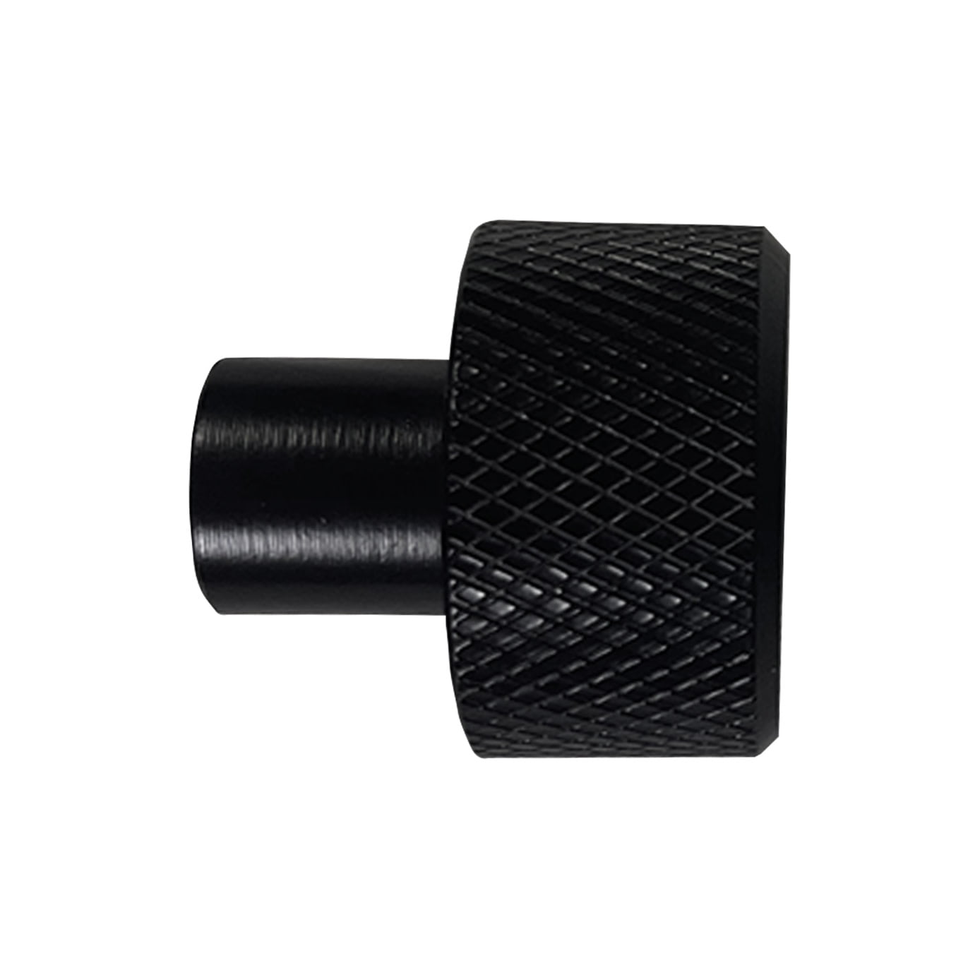 Design House Porter 5-Pack Contemporary 1" Round Cabinet Knobs, Matte Black