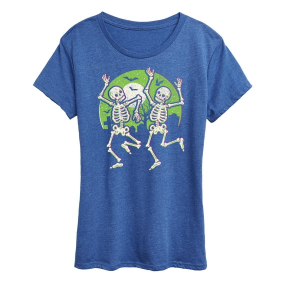 Instant Message - Dancing Skeletons - Women's Short Sleeve Graphic T-Shirt