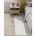 thumbnail image 3 of Unique Loom Whimsy Kids Collection Area Rug - Stars (2' 2" x 5' 1" Runner Cloud Gray/Ivory), 3 of 9