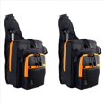 thumbnail image 1 of 2X Bolsa de Pesca Bolsa Impermeable para CañA de Pescar Bolsa de Aparejos de SeñUelos de Carrete de Pesca de Gran Capacidad Bolsos de Hombro Al Aire Libre Negro, 1 of 4
