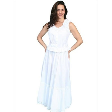

RW501-WHT-XL Rangewear 100 Percent Cotton Womens Petticoat - White XL