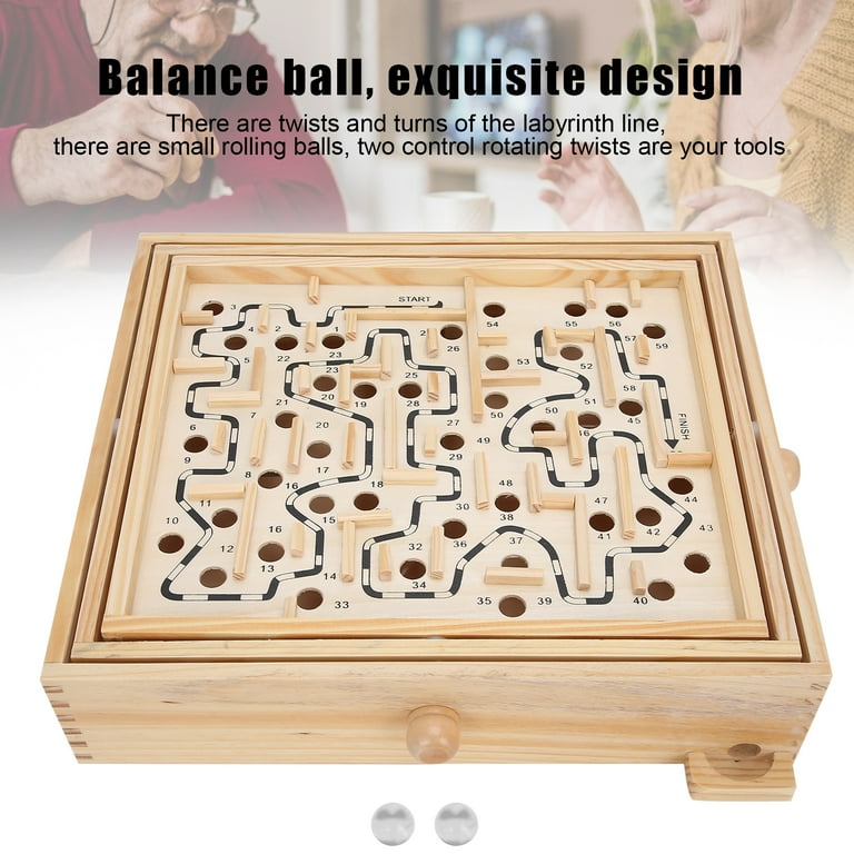 Wood Kids Maze Game, Children Gift, Marble Maze Game, Birthday sale Gift