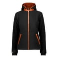 thumbnail image 3 of Holloway B19564663 Turnabout Reversible Hooded Jacket for Women, Orange & Black - Small, 3 of 3