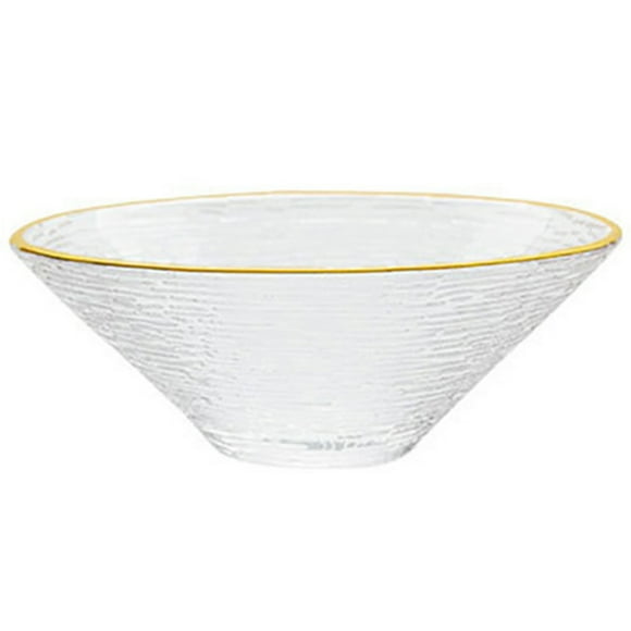 Shisuyan Glass Salad Bowl Kitchen Mixing Bowl Food Fruit Serving Bowl for Restaurant