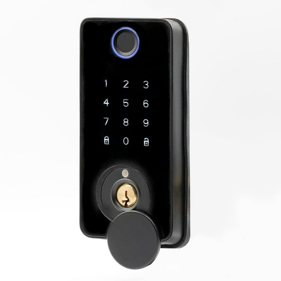 Smart Lock for Home Hotel Apartment. Security Electronic Smart Fingerprint Door Lock Deadbolt Intelligent Automatic Padlock. Connect to Your Smartphone to Your Lock