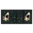 thumbnail image 4 of FUIALDOLG Big Shark Ocean Pattern Children's Wallet for Sports, Polyester Trifold Card Wallet with Thin Slim Kids Trifold Wallet, 4 of 6