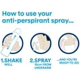thumbnail image 2 of Dove Original Aerosol AntiPerspirant Deodorant 150ml Pack of 3, 2 of 3