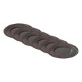 thumbnail image 4 of Charger Plate Infinity Braid Chocolate 13" - Set of 6, 4 of 4