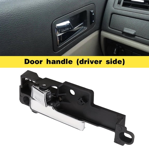 Front Left Driver Side Door Handle for Ford Fusion 2006-2012 Replace 6E5Z5422601A