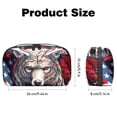 thumbnail image 5 of American Flag Hard Drive and Cord Storage Organizer PC Case, Waterproof Oxford Cloth Electronic Organizer Travel Case, Outdoor Small Storage Box, 5.9x9.44x3.14 in., 5 of 6