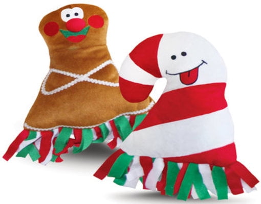 christmas squeaky dog toys