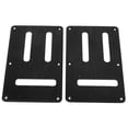 thumbnail image 1 of Electric Guitar Back Cover, Easy To Install Black 3 Slots Electric Guitar Back Plate 2 Pcs PVC  For Replacement, 1 of 8